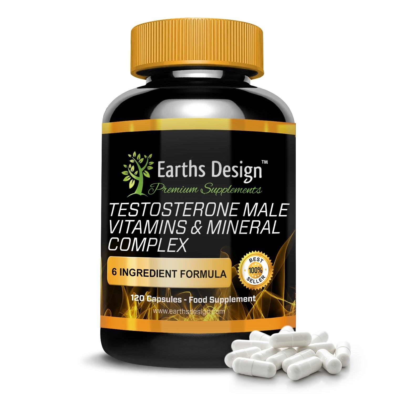 Complexe de Testostérone – à Haute Teneur avec Zinc, Magnésium