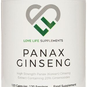 Panax Ginseng 120 capsules à haute résistance