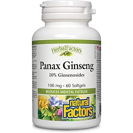 Natural Ginseng, 60 capsules à enveloppe molle